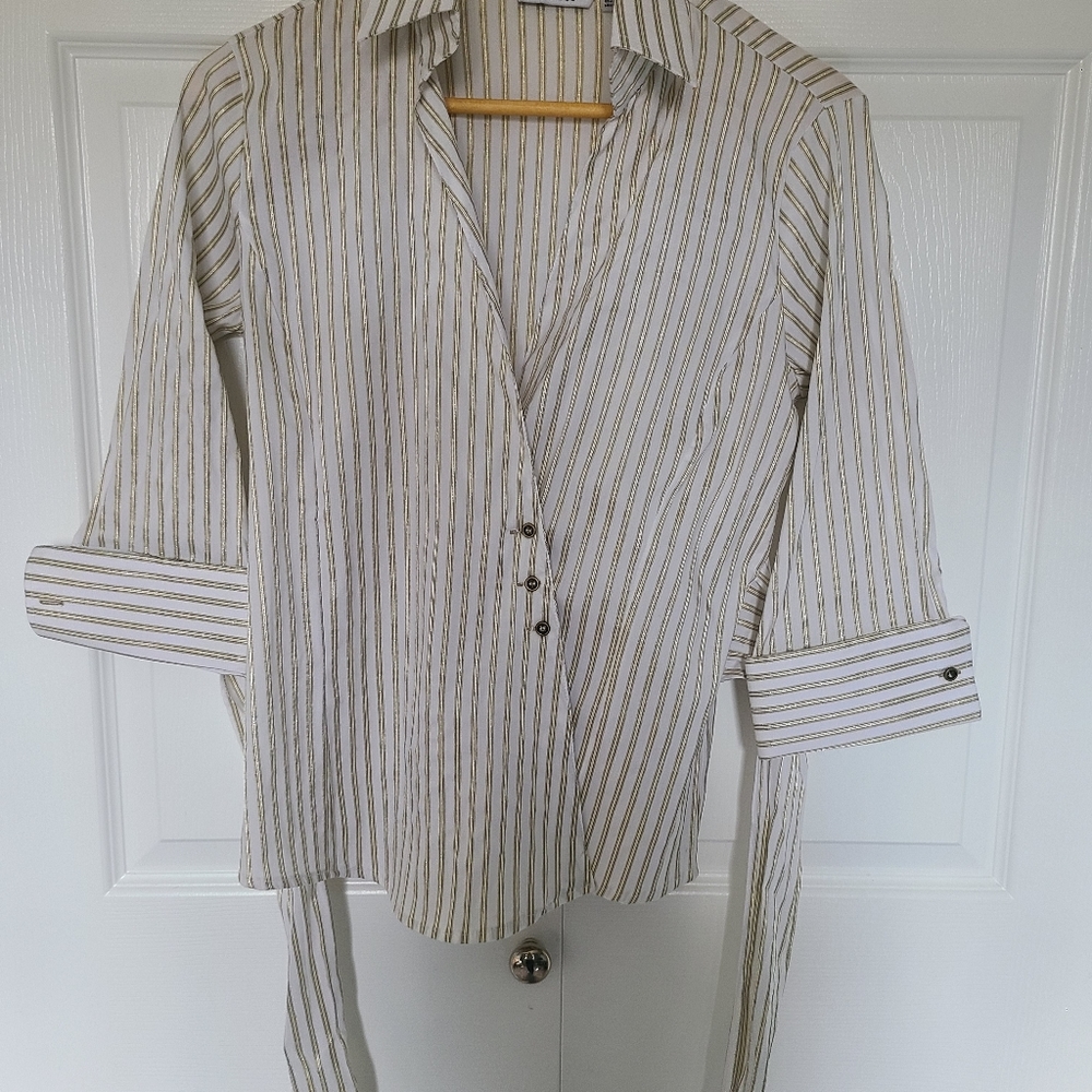 ZARA Wrap Blouse - Picture 3 of 10